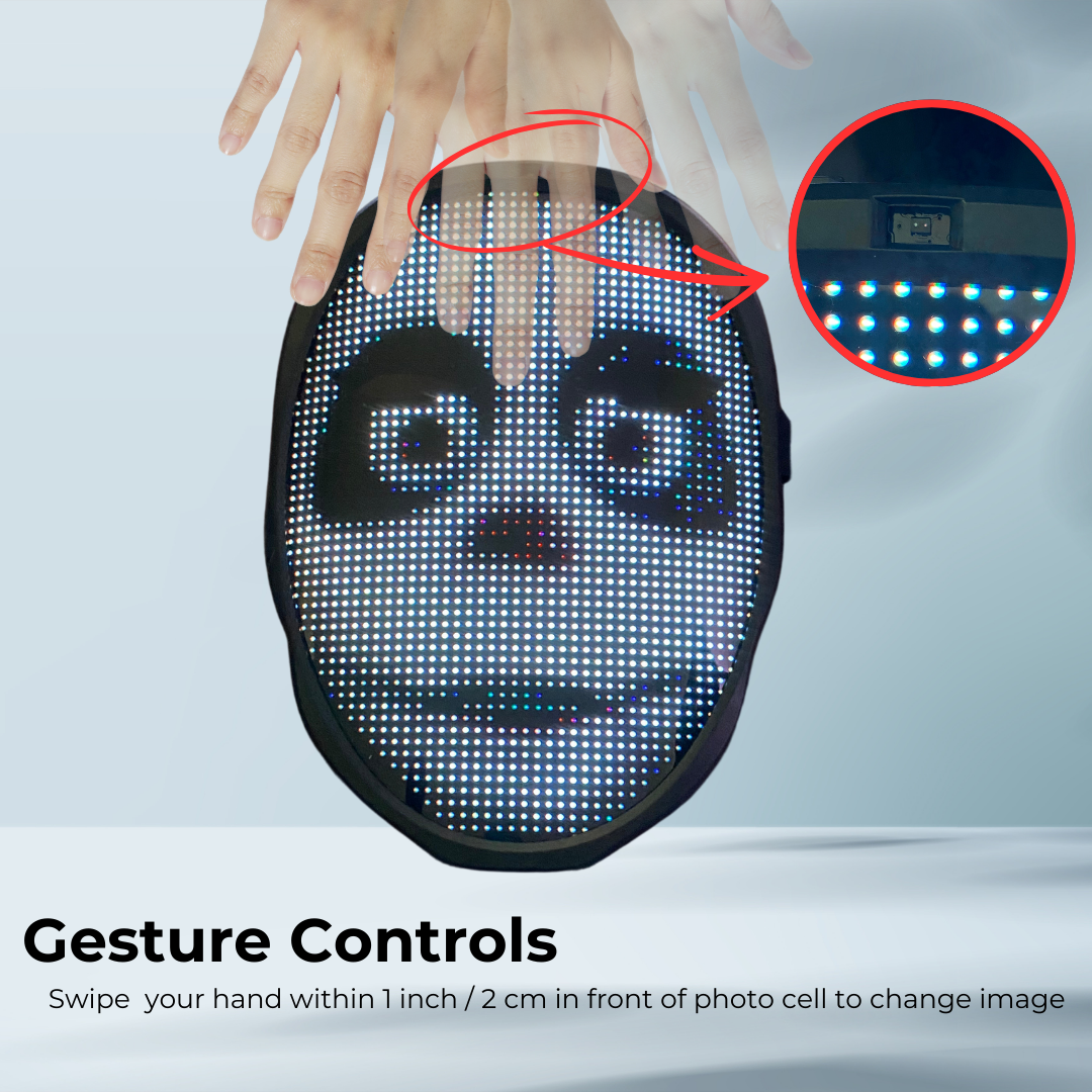FaceShift Pro - Customizable Bluetooth LED Mask