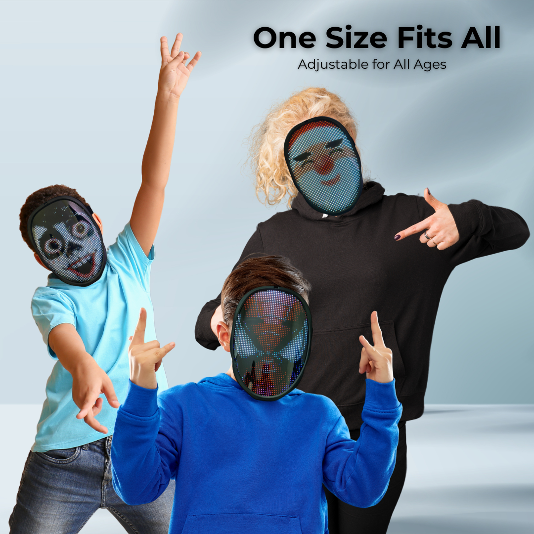 FaceShift Pro - Customizable Bluetooth LED Mask